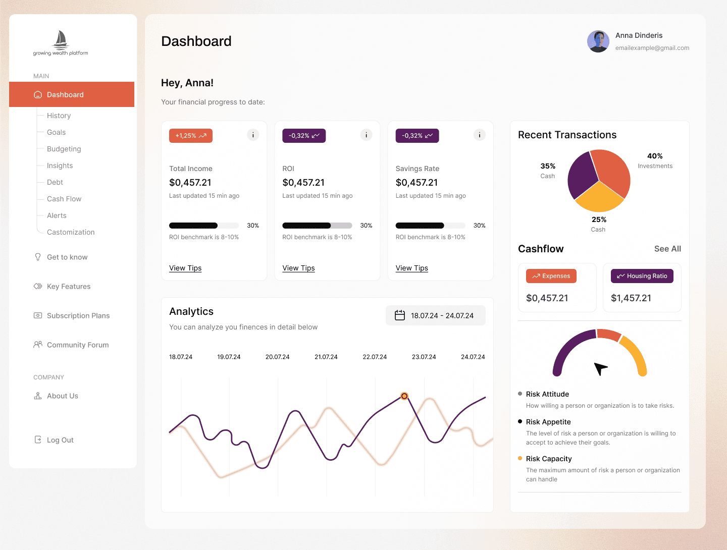 Growth Wealth Platform screenshot 2